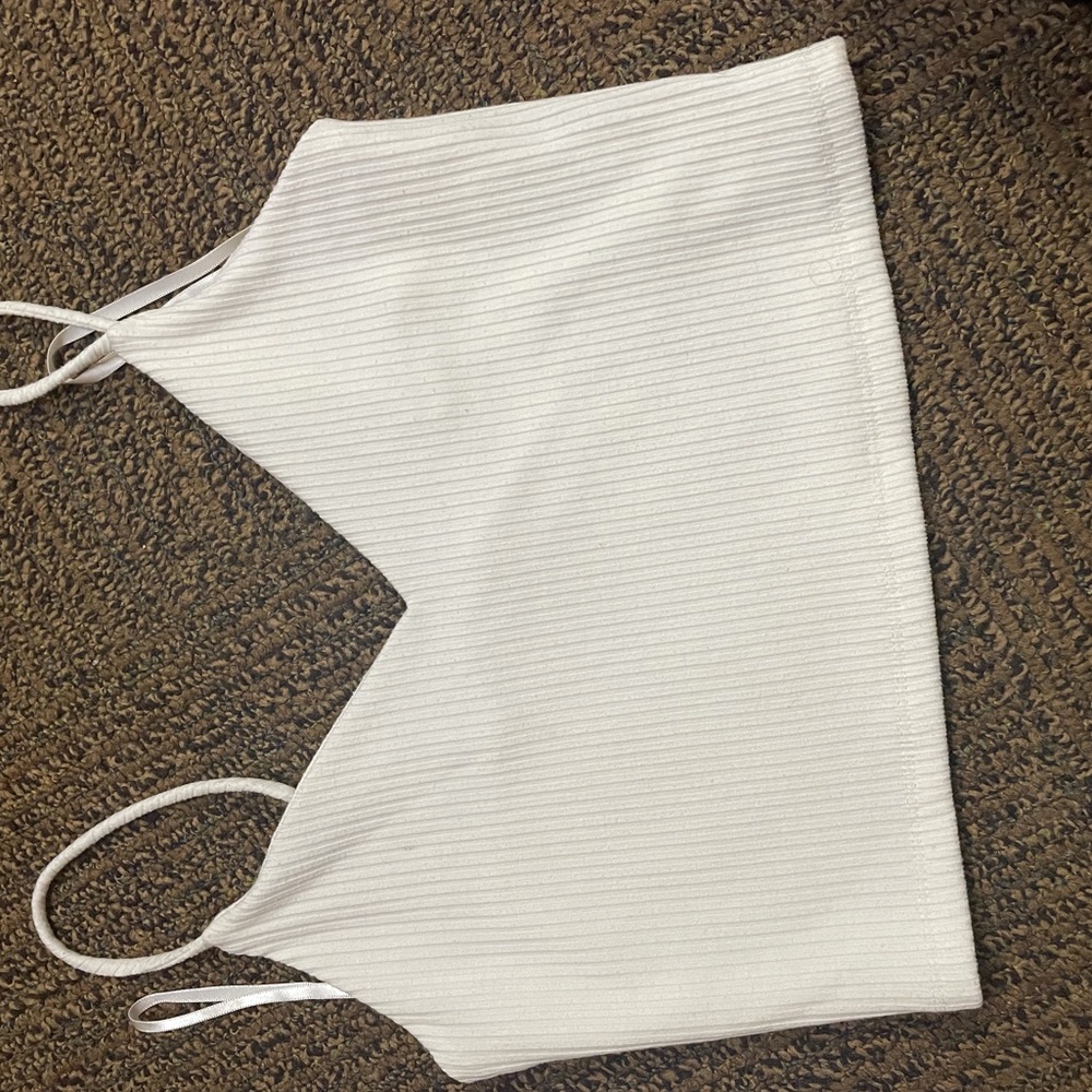 White Crop top
